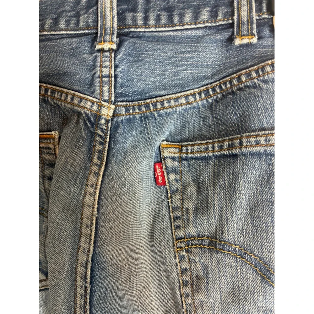 Levis 501 Original Straight Leg Button Fly Jeans Blue Denim 38x34 Mens Vintage